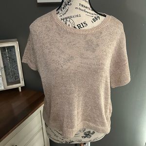Loft short sleeve glimmer sweater